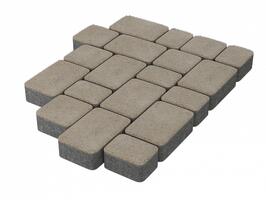  Тротуарная плитка Stellard Старый город 40 мм Белый: внешний вид